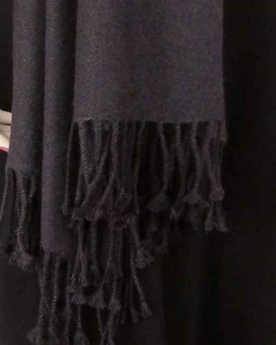 Silk Mix Pashmina, 70 Percent Pashmina, 30 Percent Silk, Old Style, Dark Camel