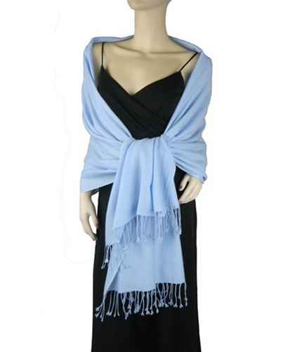 Silk Mix Pashmina, 70 Percent Pashmina, 30 Percent Silk, Old Style, Lavender