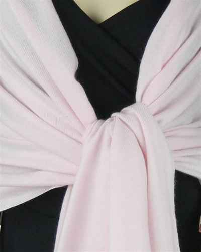 Silk Mix Pashmina, 70 Percent Pashmina, 30 Percent Silk, Old Style, Light Pink