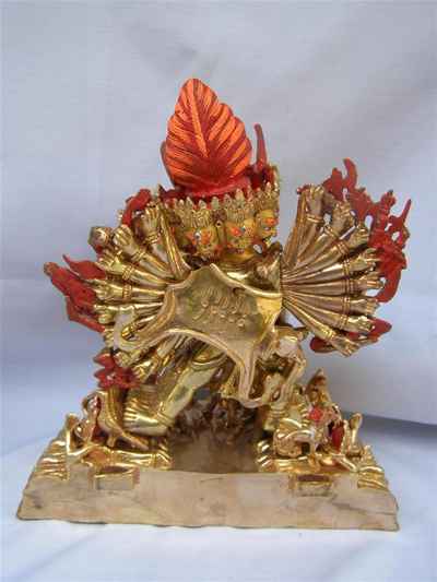 Buddhist Statue Of Yamantaka Vajrabhairava- Heruka, [old Post], [remakable]