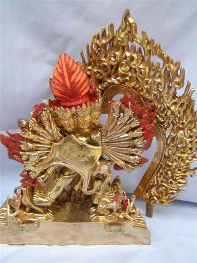 Buddhist Statue Of Yamantaka Vajrabhairava- Heruka, [old Post], [remakable]