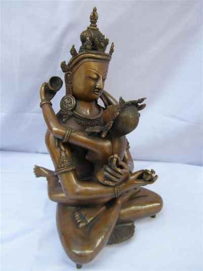 Vajradhara Statue, [chocolate Oxidize], [sold]