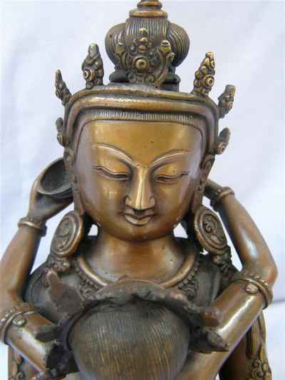Vajradhara Statue, [chocolate Oxidize], [sold]
