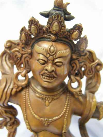 Vajrapani Statue, [chocolate Oxidize], [sold]