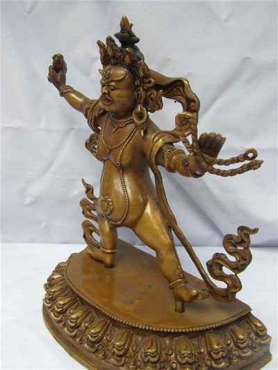 Vajrapani Statue, [chocolate Oxidize], [sold]