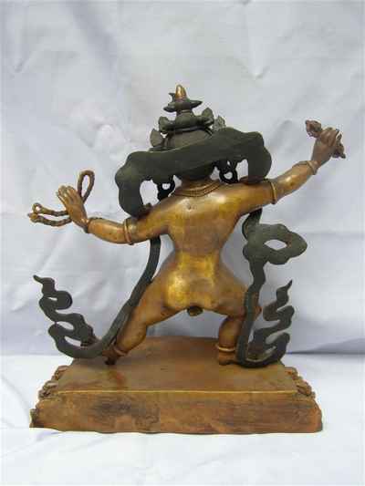 Vajrapani Statue, [chocolate Oxidize], [sold]
