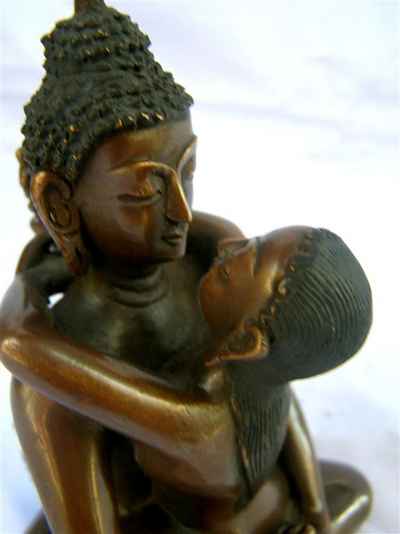 Samantabhadra Statue, [chocolate Oxidize], [old Post], [remakable]