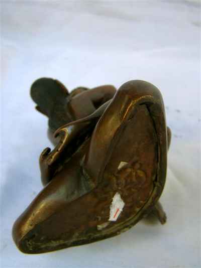 Samantabhadra Statue, [chocolate Oxidize], [old Post], [remakable]