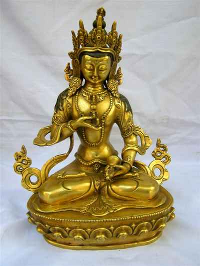 Vajrasattva Statue, [full Gold Plated], [sold]