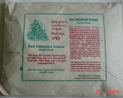 Guru Padmakara Incense Powder