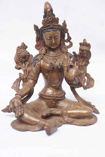 Green Tara Statue, [glossy], [sold]