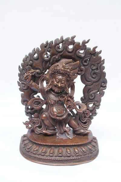 Vajrapani Statue, [chocolate Oxidize]