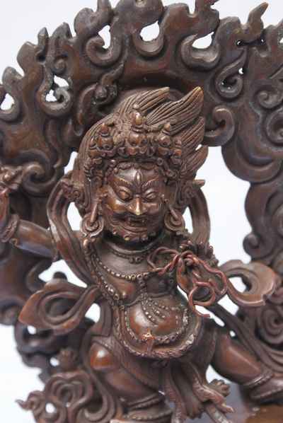 Vajrapani Statue, [chocolate Oxidize]