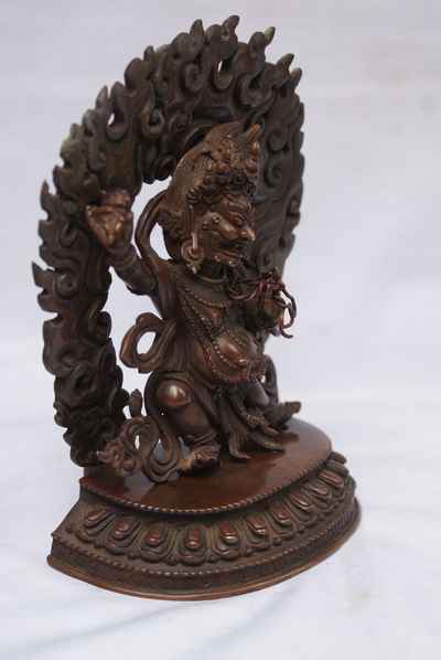 Vajrapani Statue, [chocolate Oxidize]