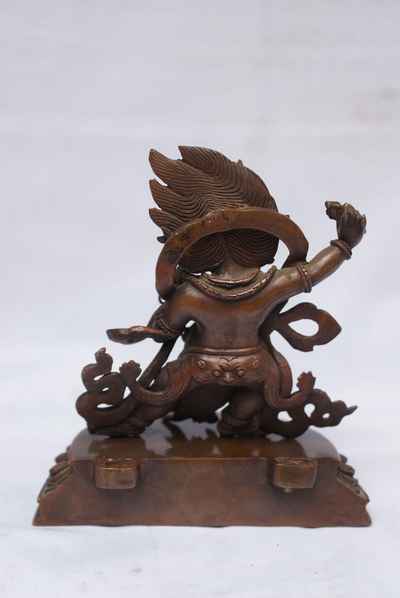 Vajrapani Statue, [chocolate Oxidize]