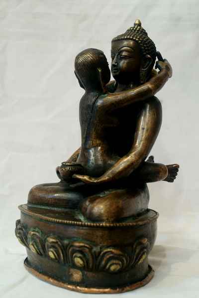 Samantabhadra Statue, [chocolate Oxidize], [sold]
