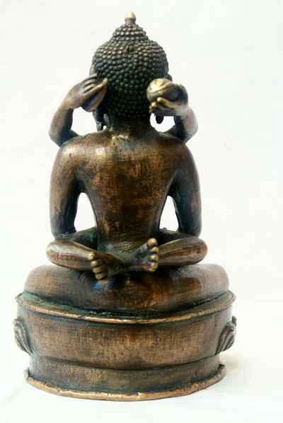 Samantabhadra Statue, [chocolate Oxidize], [sold]