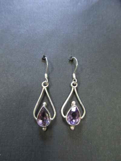 Faceted Ametyst Earing, [sold]