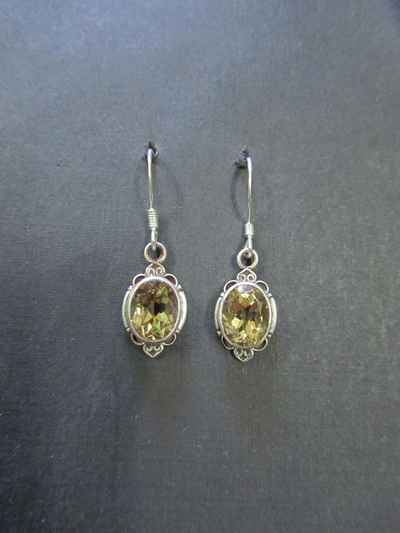 Faceted Citrine Earing, [sold]