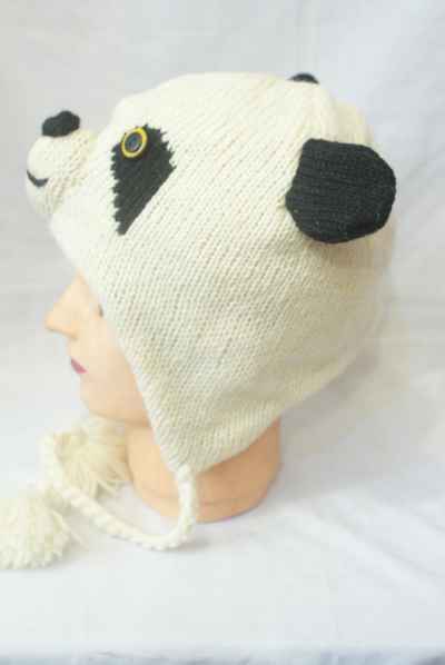 Panda Woolen Cap