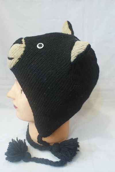 Bear Woolen Cap