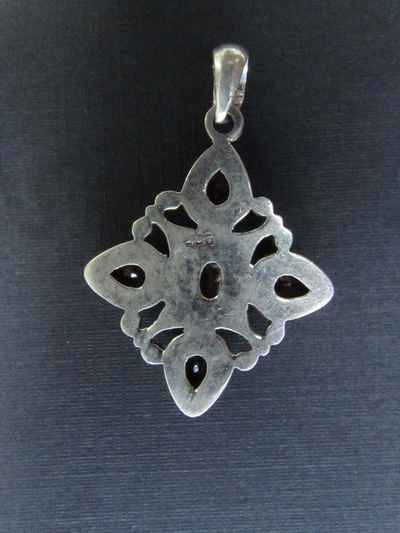 Faceted Garnet Pendant