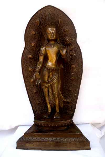 Padmapani Lokeshvara Statue, [bronze Finishing], [sold]