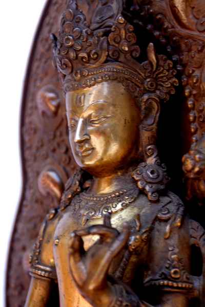 Padmapani Lokeshvara Statue, [bronze Finishing], [sold]