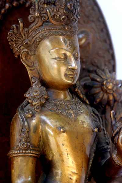 Padmapani Lokeshvara Statue, [bronze Finishing], [sold]