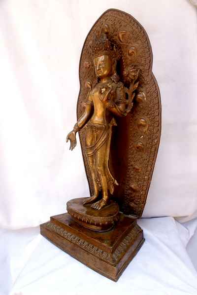 Padmapani Lokeshvara Statue, [bronze Finishing], [sold]