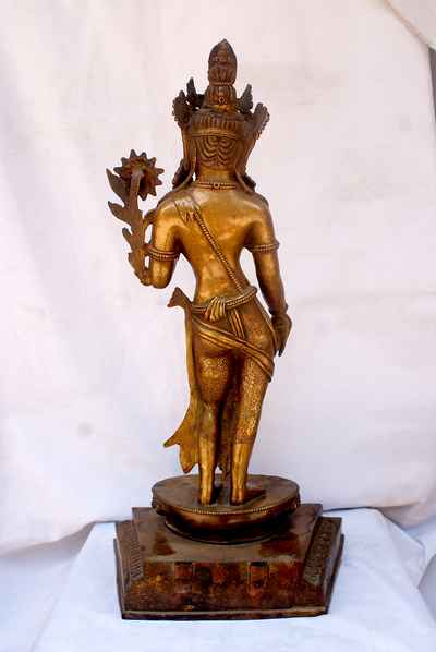Padmapani Lokeshvara Statue, [bronze Finishing], [sold]