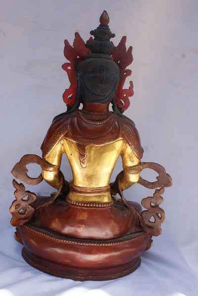 Aparimita, Buddhist Handmade Statue, Chepame, Amitayus