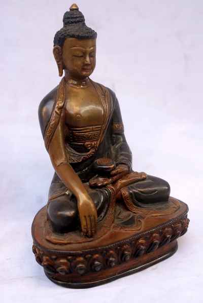 Shakyamuni Buddha Statue, [double Color Oxidize]