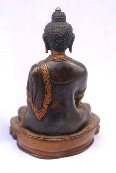 Shakyamuni Buddha Statue, [double Color Oxidize]