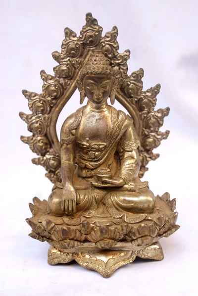 Shakyamuni Buddha Statue, [full Silver Plated], [sold]