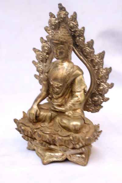 Shakyamuni Buddha Statue, [full Silver Plated], [sold]