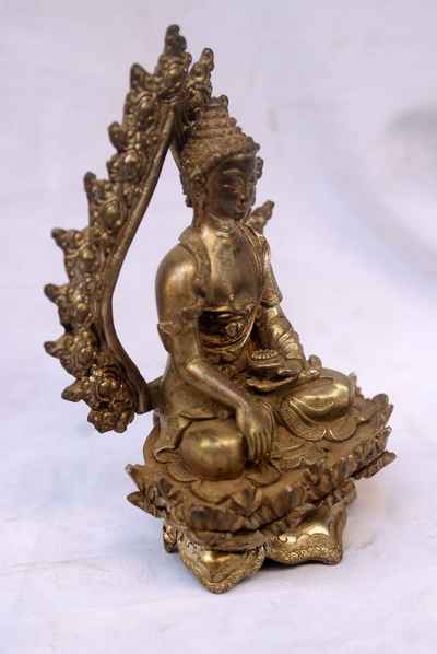 Shakyamuni Buddha Statue, [full Silver Plated], [sold]
