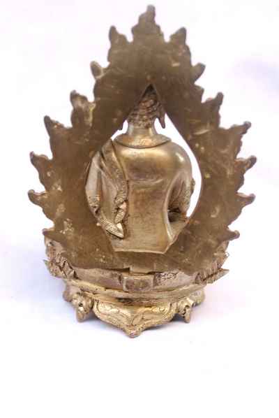 Shakyamuni Buddha Statue, [full Silver Plated], [sold]