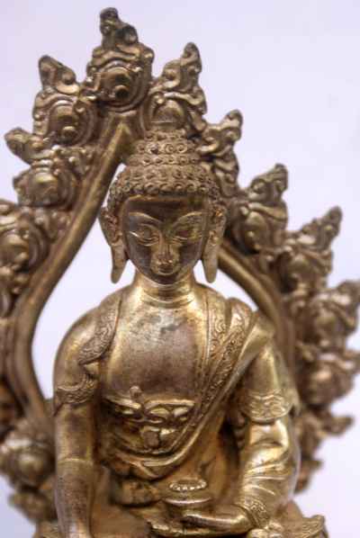 Shakyamuni Buddha Statue, [full Silver Plated], [sold]