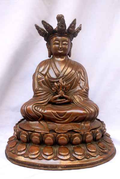 Gampopa Statue, [chocolate Oxidize], [sold]