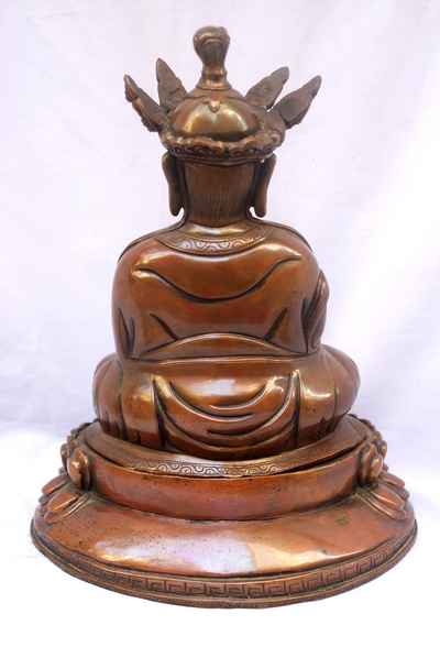 Gampopa Statue, [chocolate Oxidize], [sold]