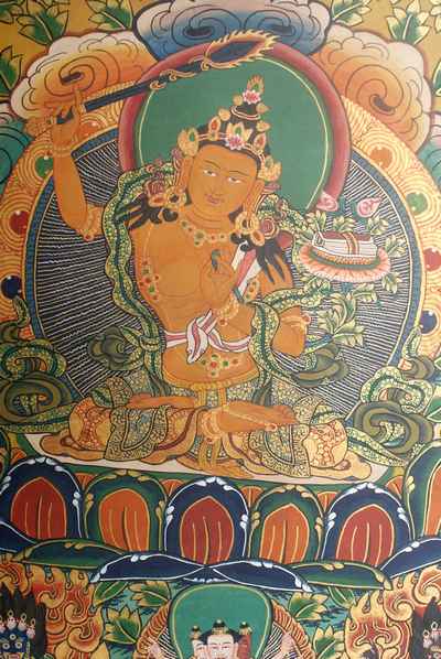 Manjushri Thangka, [sold]