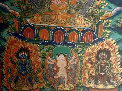 Manjushri Thangka, [sold]