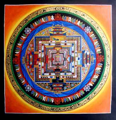 Kalachakra Mandala Thangka