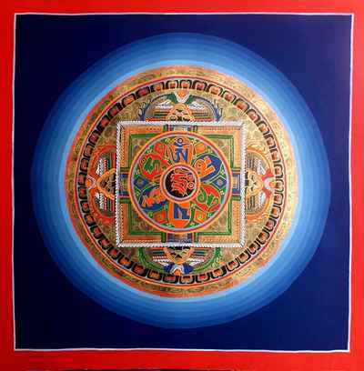 Student Square Mandala Thangka