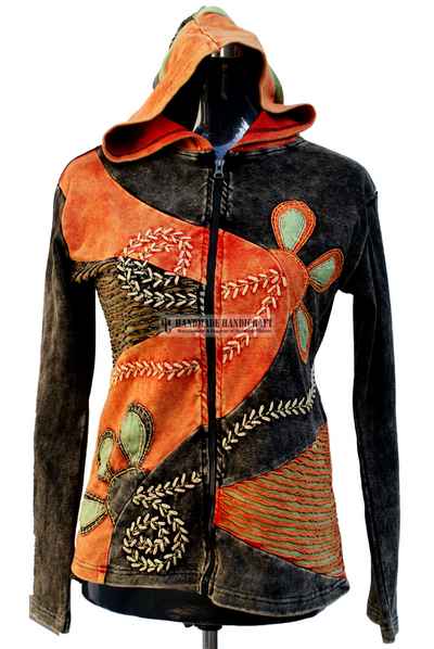 Rib Cotton Long Jacket