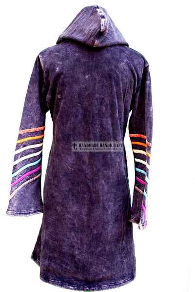 Rib Cotton Long Jacket