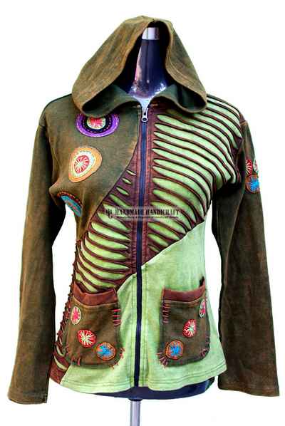 Rib Cotton Long Jacket