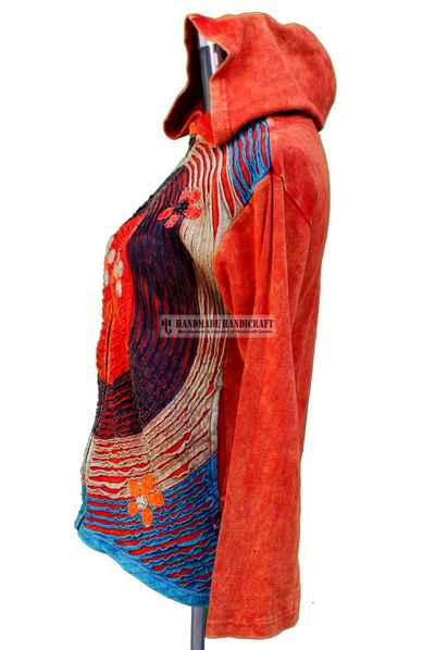 Rib Cotton Long Jacket
