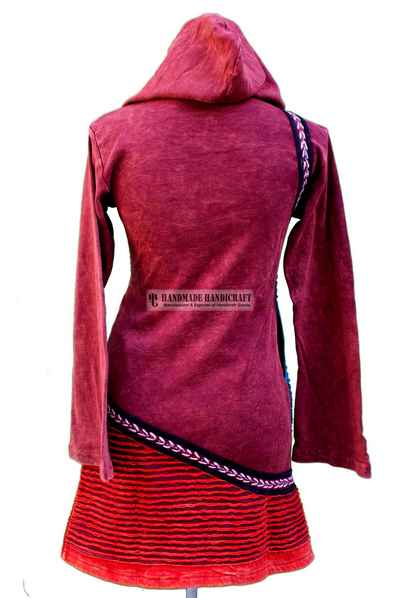 Rib Cotton Long Jacket
